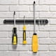 thumbnail image 5 of Barras magnéticas para cuchillos de longitud extendida, diseño que ahorra espacio para montaje en pared, portacuchillos magnético de seguridad multiusos, aluminio duradero, 33 x 3,3 x 1,1 cm,, 5 of 7