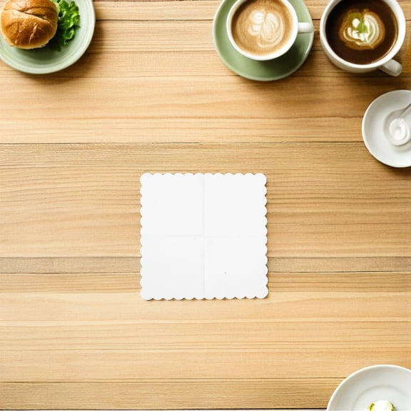 OFFIGAM 100Pcs White Cocktail Napkins Disposable Paper Napkins for Birthday Anniversary and Festive Events