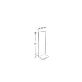 thumbnail image 2 of Azar 7" x 2" Double Foot Acrylic Sign Holder Clear 10/Pack 152757, 2 of 2