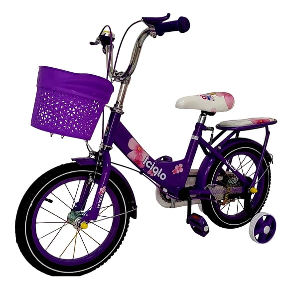 Bicicleta Infantil R-14 Niñas Con Canastilla Entrenamiento