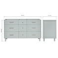 thumbnail image 2 of Ariel Monroe 60 Inch Double Sink Base Cabinet In Grey, 2 of 7