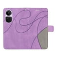 thumbnail image 5 of or Oppo Reno10 5G (Global)/Reno10 Pro 5G (Global) Wallet Phone Case Dual-color Splicing Stand Cover, 5 of 5