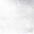 thumbnail image 4 of Faux fur Upholstered Rectangular Bench with Crossed Metal Base, White and Gold- Saltoro Sherpi, 4 of 8