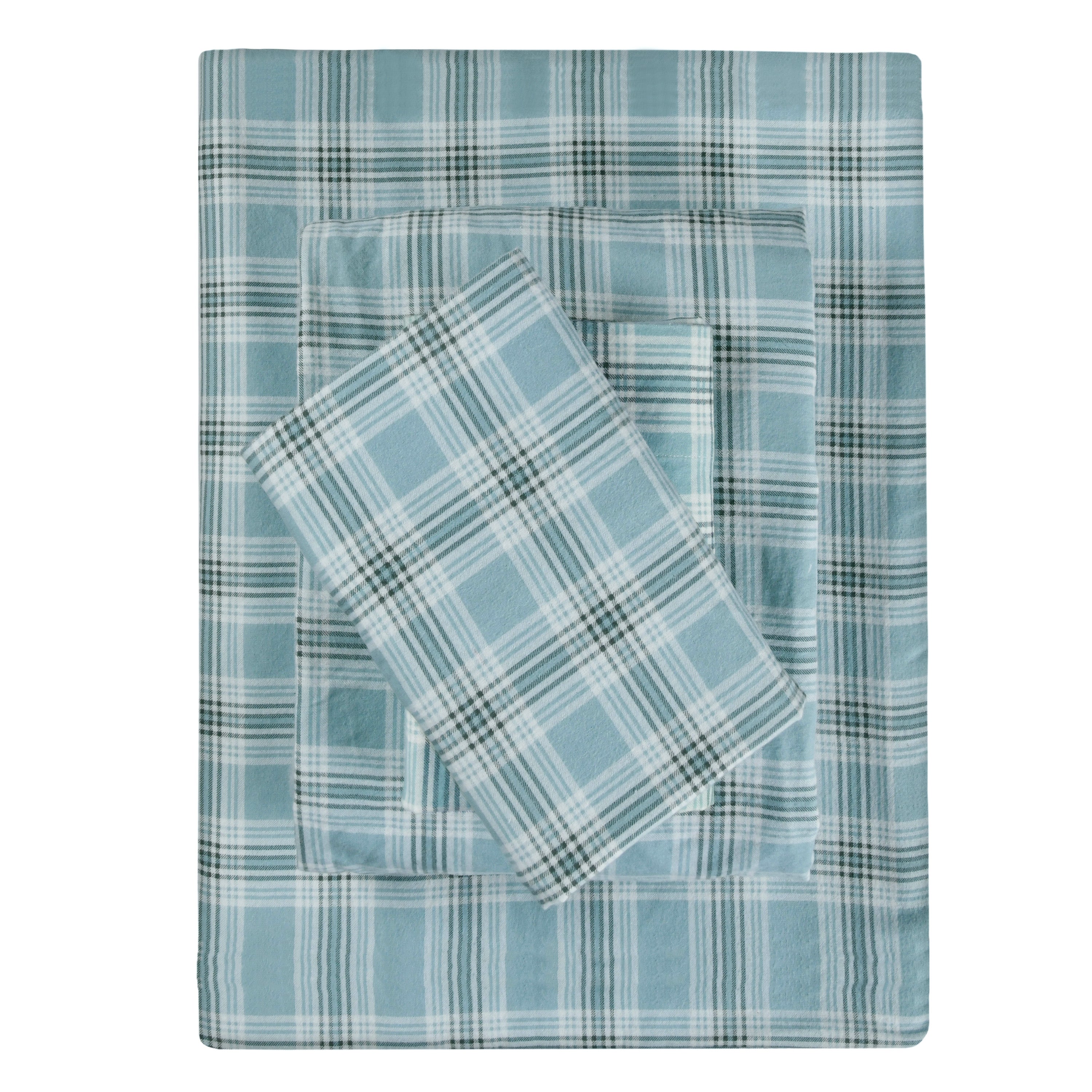 Enviohome 100 Cotton Sheets Full Size Bed Set 160 GSM Soft and Cozy Flannel Deep Pocket Bed