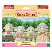 Calico Critter Sheep Family, Set of 4 Collectible Doll Figures