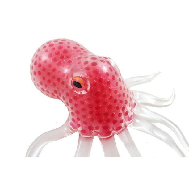1 Jumbo Water Bead Filled Octopus Squeeze Stress Ball Lights Up -Sensory, Stress, Fidget Toy