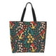 thumbnail image 1 of Disketp Mushrooms And Flowers Bolsa Tote Estampada para Mujer, Bolso de Hombro y de Mano para Compras y Viajes, 1 of 8