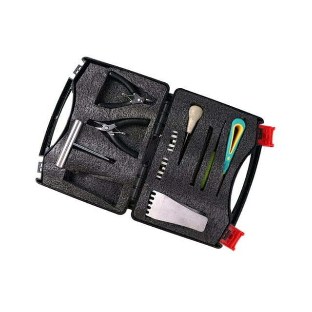 facefd Ensemble d'Outils de Badminton Portable Œillets Accessoire à Ressort Adaptateur de Cordes de Raquettes Tennis