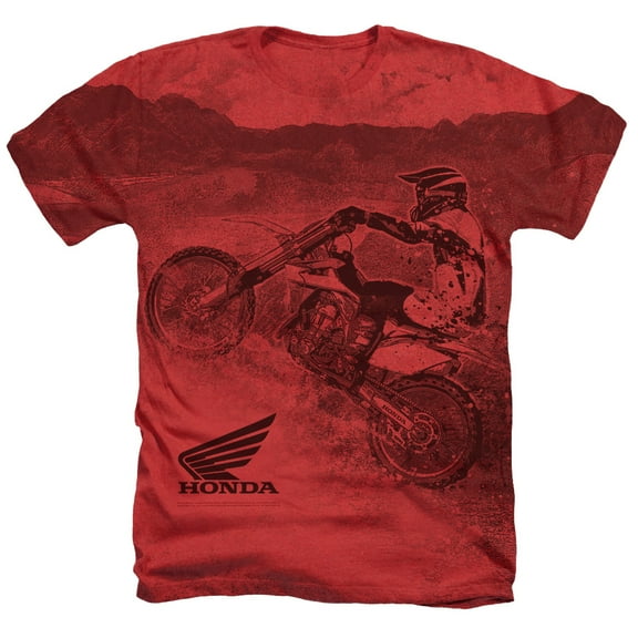 Honda - Motorcross - Heather Short Sleeve Shirt - XX-Large