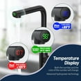 thumbnail image 2 of IUMLXJO Pull Down Kitchen Sink Faucet, Temperature Display Kitchen Faucets with Deck Plate, 2 of 7