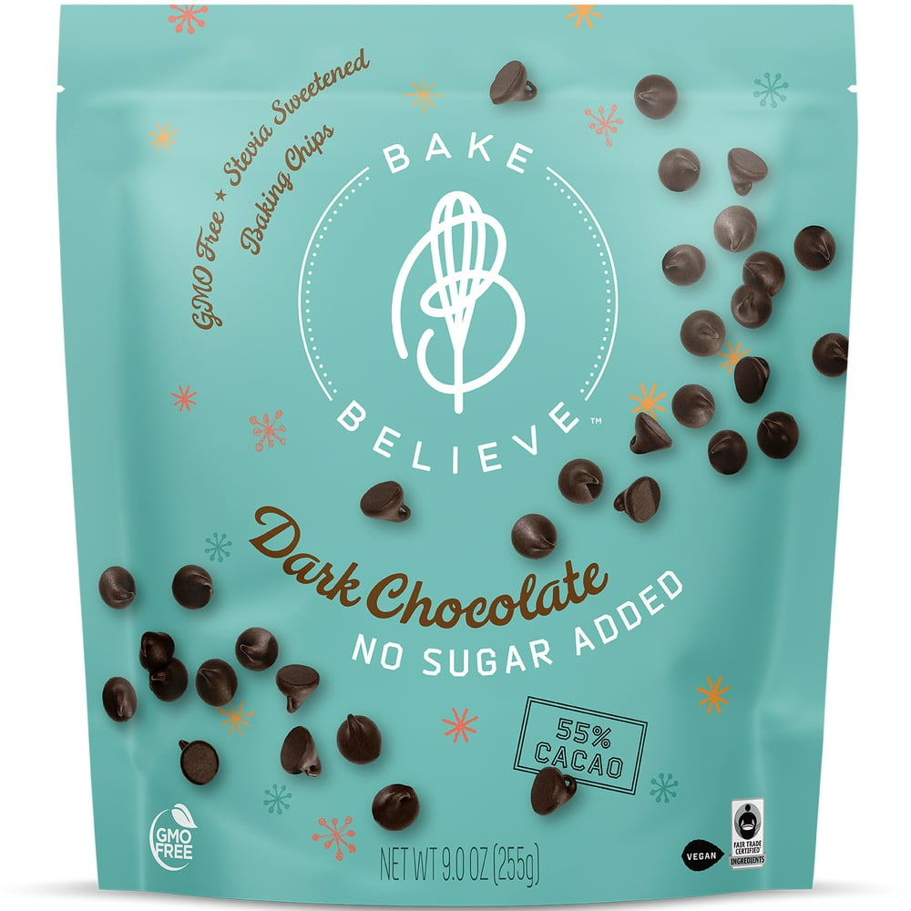 Bake Believe ,KetoFriendly, Dark Chocolate Chips, 9 oz