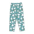 thumbnail image 4 of Xecao Cartoon Funny Goose Women's Straight Lounge Pajama Pants: The Epitome of Relaxed Sleepwear, 4 of 9