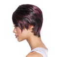 thumbnail image 3 of Short Straight Burgundy Bob Wig For Women, 3 of 4
