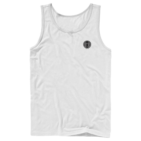 Men's Marvel Spider-Man: No Way Home Spider Pocket Logo  Tank Top White 2X Large