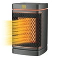 thumbnail image 3 of Handy Heater Gray 1500W 3 Speed Automatic Shutoff Ceramic Heater for 250 sq ft, 3 of 16