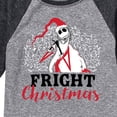 thumbnail image 3 of The Nightmare Before Christmas - Fright Christmas - Toddler And Youth Raglan Graphic T-Shirt, 3 of 4