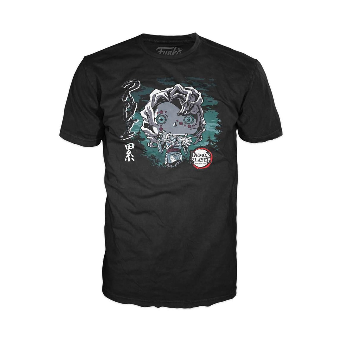 Funko POP! and Tee: Demon Slayer: Kimetsu no Yaiba Rui Glow-in-the-Dark-Vinyl Figure and Unisex T-Shirt Exclusive
