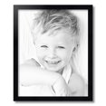 thumbnail image 2 of ArtToFrames 17" x 21" Satin Black Picture Frame, 17x21 inch Black Wood Poster Frame (WOM-1451), 2 of 8