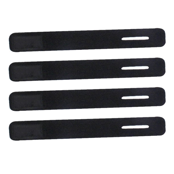 Eigraketly 4 Uds. De correas para caña de pescar, tirantes para atar, cinturones de sujeción, gancho para cinturón, varillas de bucle, dispositivos de Pescar Negro Eigraketly OD030383-02