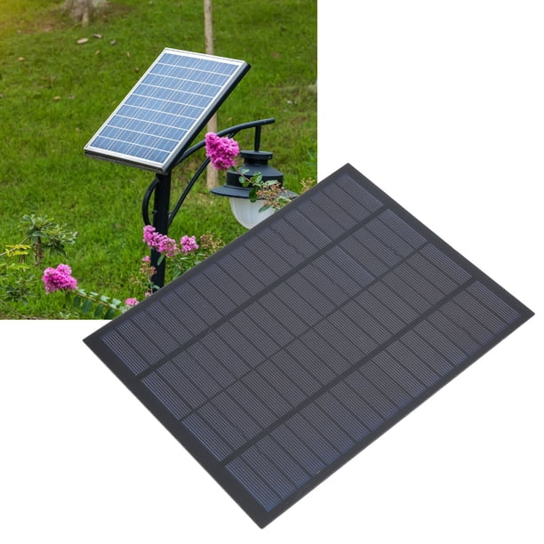 Placa Mini Panel Solar Polisilicio Epoxi Módulo De Batería Cargador Placa De Alimentación Industrial 18V 5W