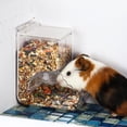 thumbnail image 3 of Hamster Food Feeder Clear Refillable Hamster Food Dispenser Small Animal Feeder, 3 of 10