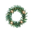 thumbnail image 3 of Christmas Candle Rings Holder 1pc, Small Artificial Berry Wreath for 3 Inch Pillar Candles, PVC Faux Greenery Candle Ring, Rustic Table Centerpiece, Wedding Decor, 3 of 5
