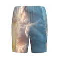 thumbnail image 2 of Lsque Cute Cloud Cat Mens Sleep Pajama Shorts,Short Pajama Pants, Cotton Ultra-Soft Knit-3X-Large, 2 of 9
