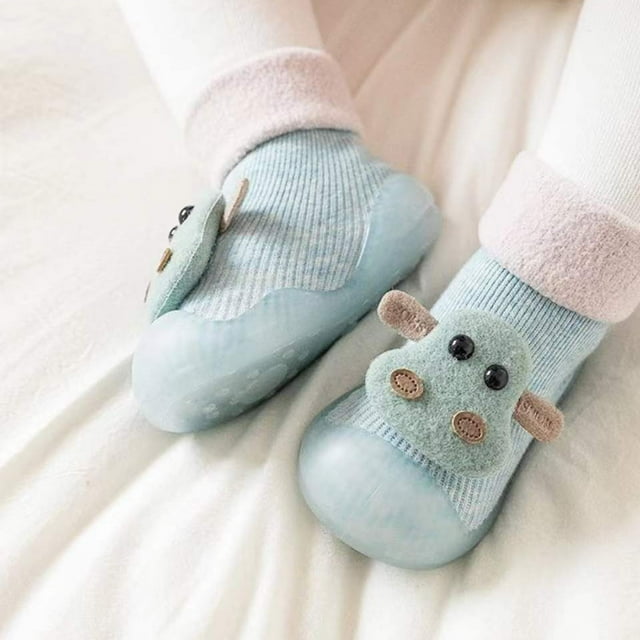 LSLJS Baby's First Walkers Chaussures d'Hiver pour Bébé Tout-Petit Chaussures de Sol pour Bébé Chaussures d'Intérieur pour Enfants Chaussures d'Hiver Mignonnes, Chaussures pour Enfants