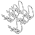 thumbnail image 1 of CRILSTYLEO 6pcs Tube Buckle U Bolt Connector Iron Silver for Agricultural Use, 1 of 8