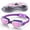 Purple - Pink Mirror, variant on AEGEND Adult Swim Goggles for Unisex Men, Women & Youth – Anti-Fog, Leak-Proof, UV Protection, Wide View Swimming Goggles, Ideal for Pool & Open Water Swimming - Mirrored Version