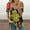 Army Green, variant on weskinke Top For Women Western Shirt Zipper Pullover Short Sleeve Color Block V Neck Fashion Casual Top St Patricks Day Print T Shirt
