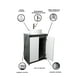 thumbnail image 5 of Gabinete Para Baño Con Lavabo Y Llave VARENNA Minimalista, 5 of 7