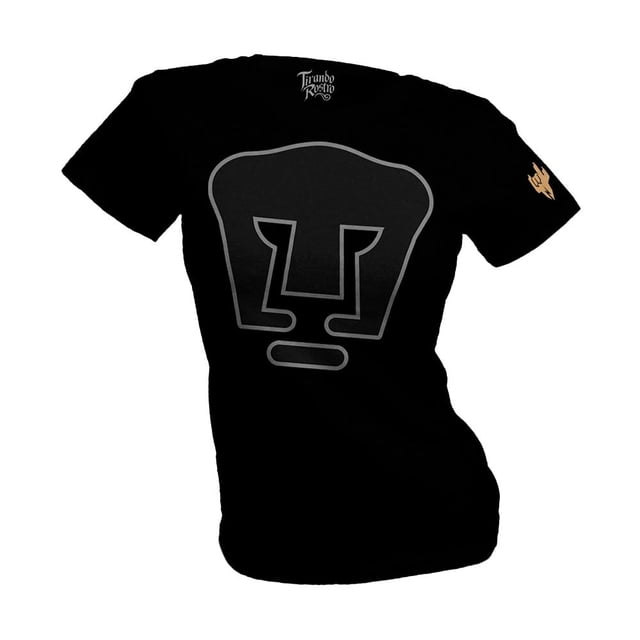 Playera Tirando Rostro Pumas Talla CH black negro