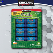 Kirkland Quit Smoking Lozenges 4 Mg., 270 Pieces | Mint Flavored | Compare to Nicorette Lozenge Active Ingredient