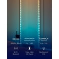 thumbnail image 4 of Twinkly Dots String Lights App-Controlled Flexible LED Color Changing String Lights, Multicolor, 60 LED / 10 ft Clear Wire, 4 of 9