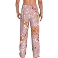 thumbnail image 3 of Goofa Beautiful Fox Printed Soft Pajama Pants for Men, Wide Leg Comfy Casual Lounge Yoga Pants-, 3 of 9