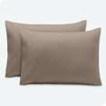 thumbnail image 1 of Bare Home Pillowcase Set - Envelope Closure - Premium 1800 Collection - Double Brushed - Ultra Soft - King Size 20x40, Taupe, 2 Count, 1 of 6