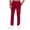 Red, variant on JTieacloth Men's Casual Solid Color Elastic Casual Business Pants Fashion Pants Men's Pants Cargo Pants for Men Black