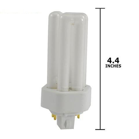 18 Watt Triple Tube 4 Pin Compact Fluorescent Light Bulb Sterl Lighting Pack of 10 PLT 18W GX24Q-2 841 