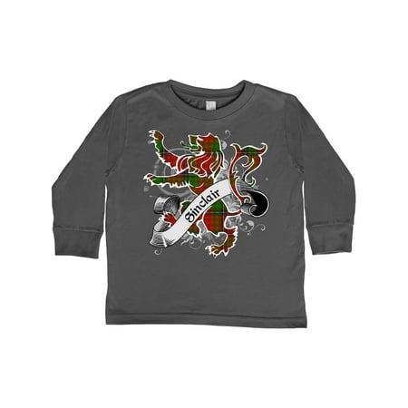

Inktastic Sinclair Tartan Lion Gift Toddler Boy or Toddler Girl Long Sleeve T-Shirt