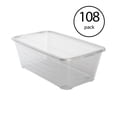 thumbnail image 2 of Life Story 5.7-Liter Clear Shoe & Closet Storage Box Container (108 Pack), 2 of 6