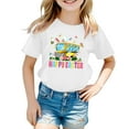 thumbnail image 4 of JAJAHO Easter Boys Girls T Shirt Round Neck Short Sleeve Casual Cute Cartoon Printed Tshirts Celebrations Holiday Tops, 4 of 4