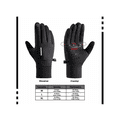thumbnail image 3 of Guantes Térmicos Invierno para Moto y bicicleta Pantalla Tactil Talla L Malubero Negros, 3 of 4