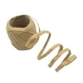 thumbnail image 4 of KLKCMS Rolled-Up Light Brown Raffia Ribbon Paper Wire Cord Ribbon Embellishment 20m light coffee, 4 of 8