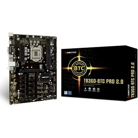 Biostar TB360-BTC PRO 2.0 Ver. 6.x LGA1151 DDR4 Supports DX12/HDCP...