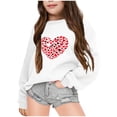 thumbnail image 4 of Sweat à Capuche Imprimé pour Bébé, Fête de la Saint-Valentin, Col Rond, Manches Longues, Mode et Mignon pour Garçons et Filles, 4 of 8