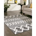 thumbnail image 3 of Rugs.com Sabrina Soto Casa Collection Rug – 9' x 12' Black High Rug Perfect For Living Rooms, Large Dining Rooms, Open Floorplans, 3 of 3