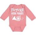 thumbnail image 3 of Inktastic Future French Horn Player Childs Music Boys or Girls Long Sleeve Baby Bodysuit, 3 of 5
