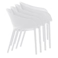 thumbnail image 2 of Compamia Sky Pro 11-Piece Polypropylene Resin Dining Set in Black/White, 2 of 5