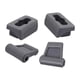 thumbnail image 1 of 2 piezas 1078110141 Clips para visera solar, accesorios profesionales resistentes, reemplazo directo Gris, 1 of 9